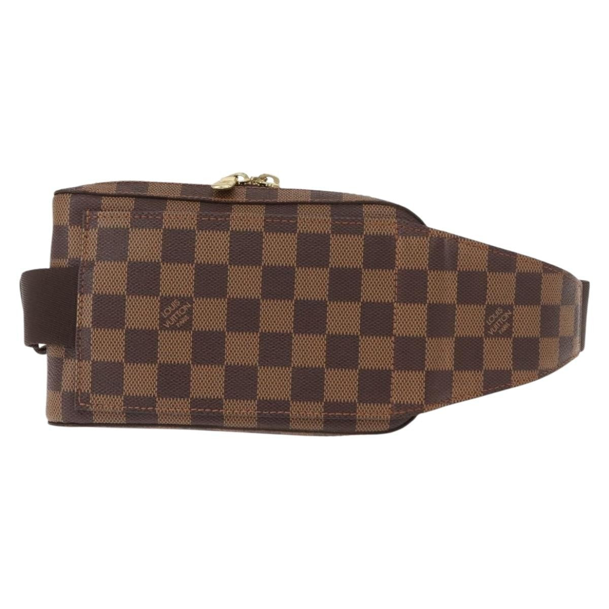 Louis Vuitton Geronimos Waist Bag Damier Brown Canvas Shoulder Bag