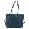 Prada Vintage Tote Tessuto Navy Nylon Tote Bag Bag