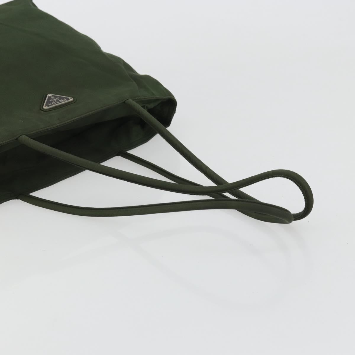 Prada Vintage Tote Tessuto Green Nylon Tote Bag Bag