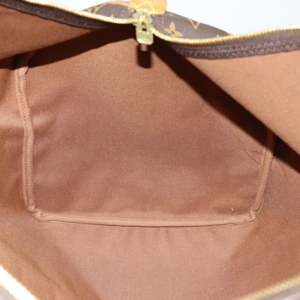 Louis Vuitton Keepall Bag Monogram Canvas Brown Canvas Travel Bag