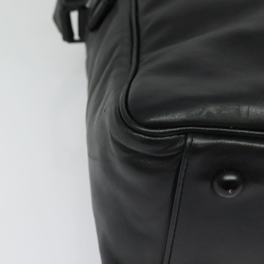 Louis Vuitton Clarkson Messenger Bag Monogram Shadow Leather Black Leather Bag
