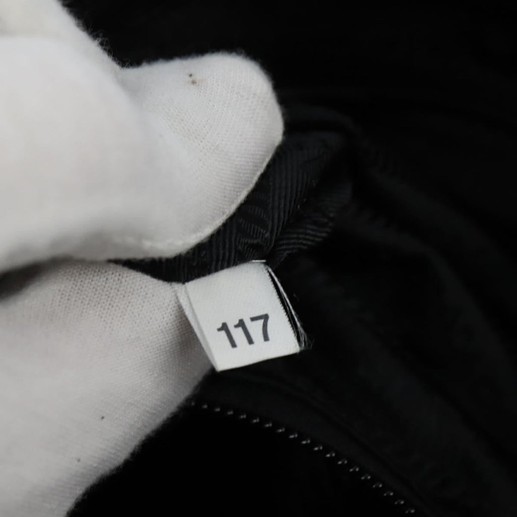 Prada Front Pocket Messenger Bag Tessuto Black Nylon Shoulder Bag Bag