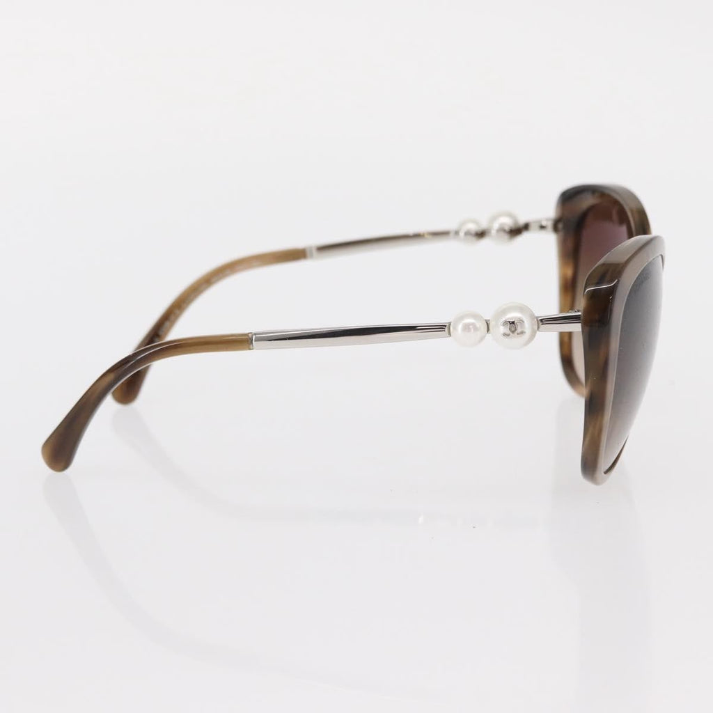 Chanel Logo Cc Sunglasses Plastic Brown Plastic Sunglasse Accessory