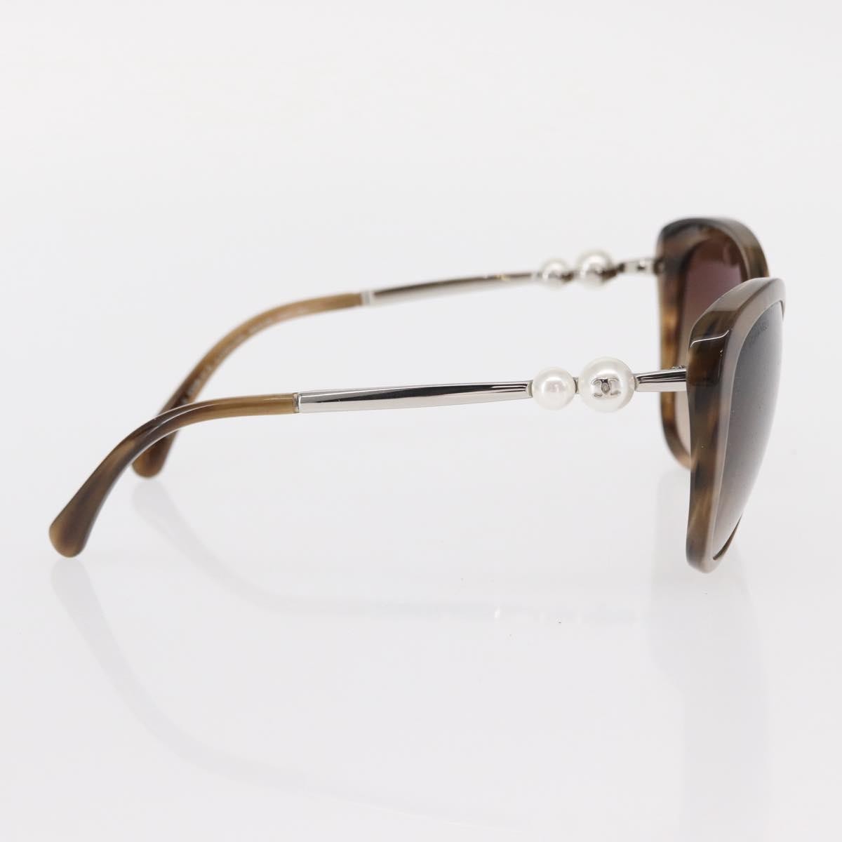 Chanel Logo Cc Sunglasses Plastic Brown Plastic Sunglasse Accessory