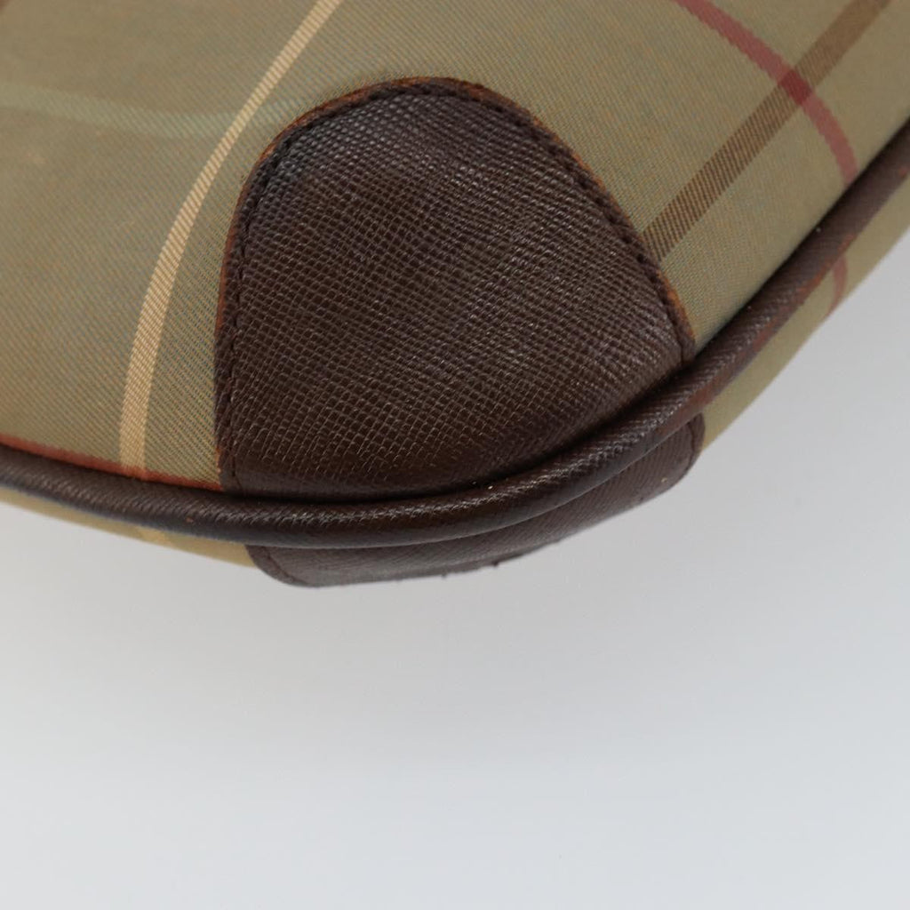 Burberry Nova Check Tote Canvas Check Pattern Beige Canvas Tote Bag