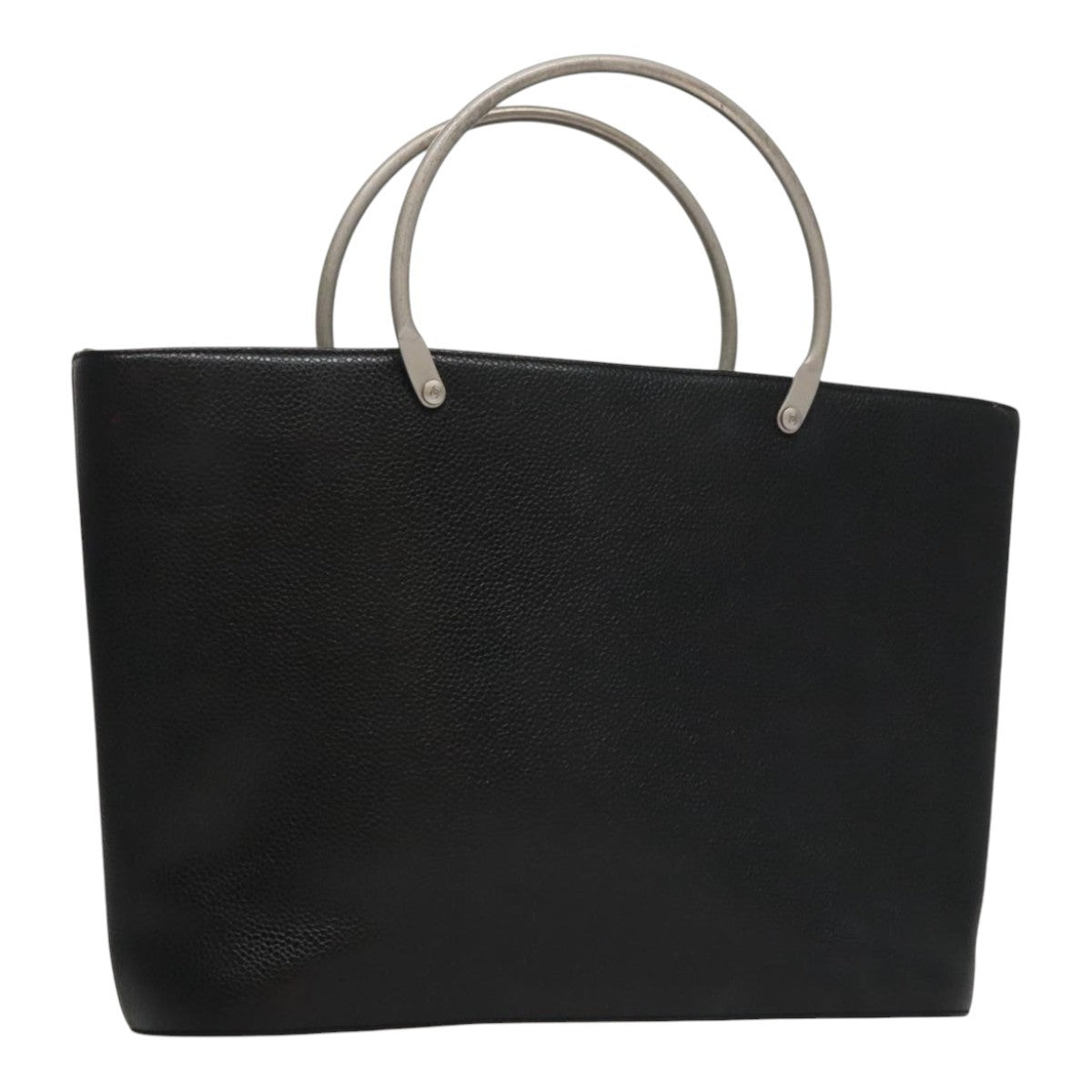 Chanel Vintage Tote Leather Black Leather Tote Bag Bag
