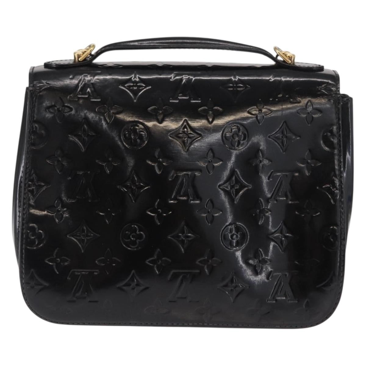 Louis Vuitton Mirada Handbag Monogram Vernis Black Patent_Leather Handbag
