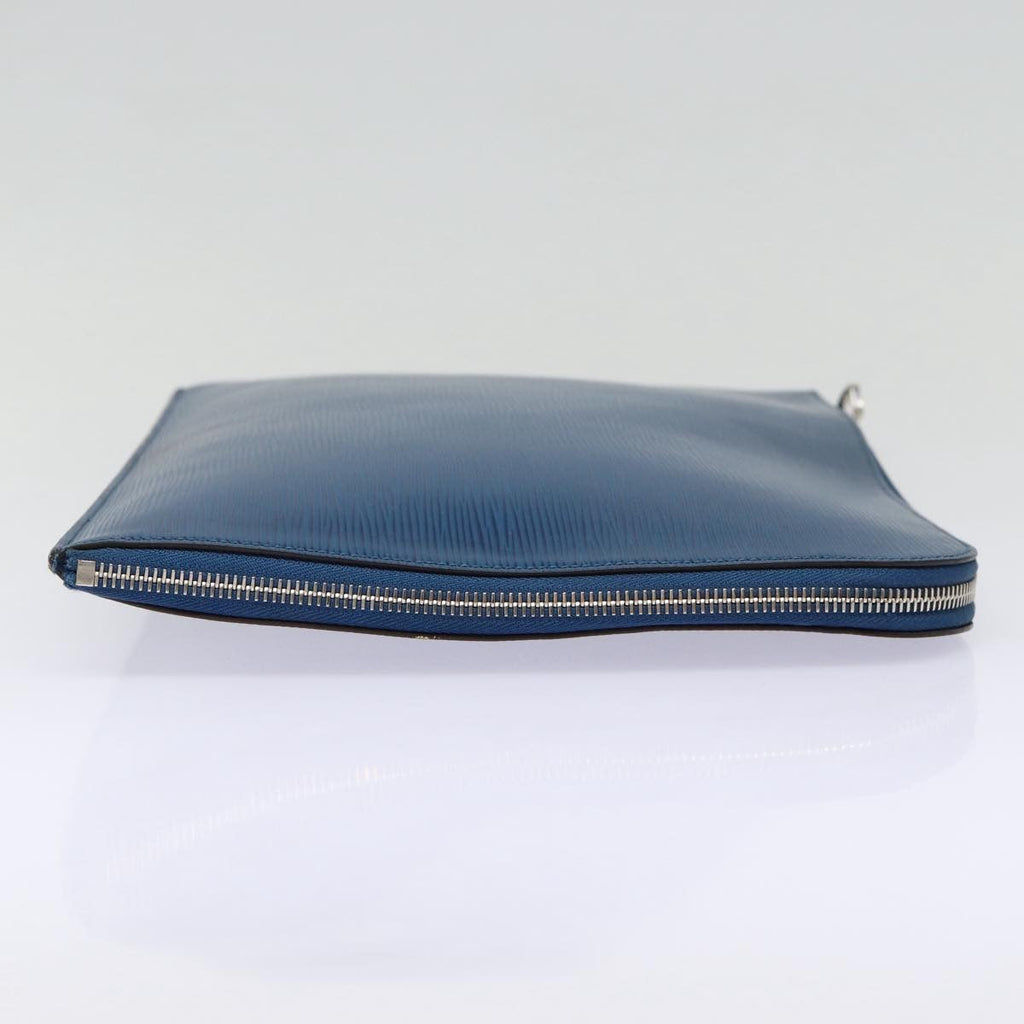 Louis Vuitton Pochette Jour Epi Leather Blue Leather Clutche & Pouche Bag