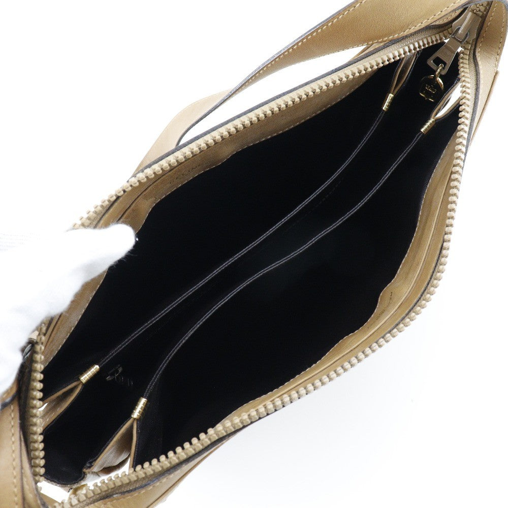 Celine Macadam Shoulder Bag Pvc Leather Beige Pvc Shoulder Bag Bag