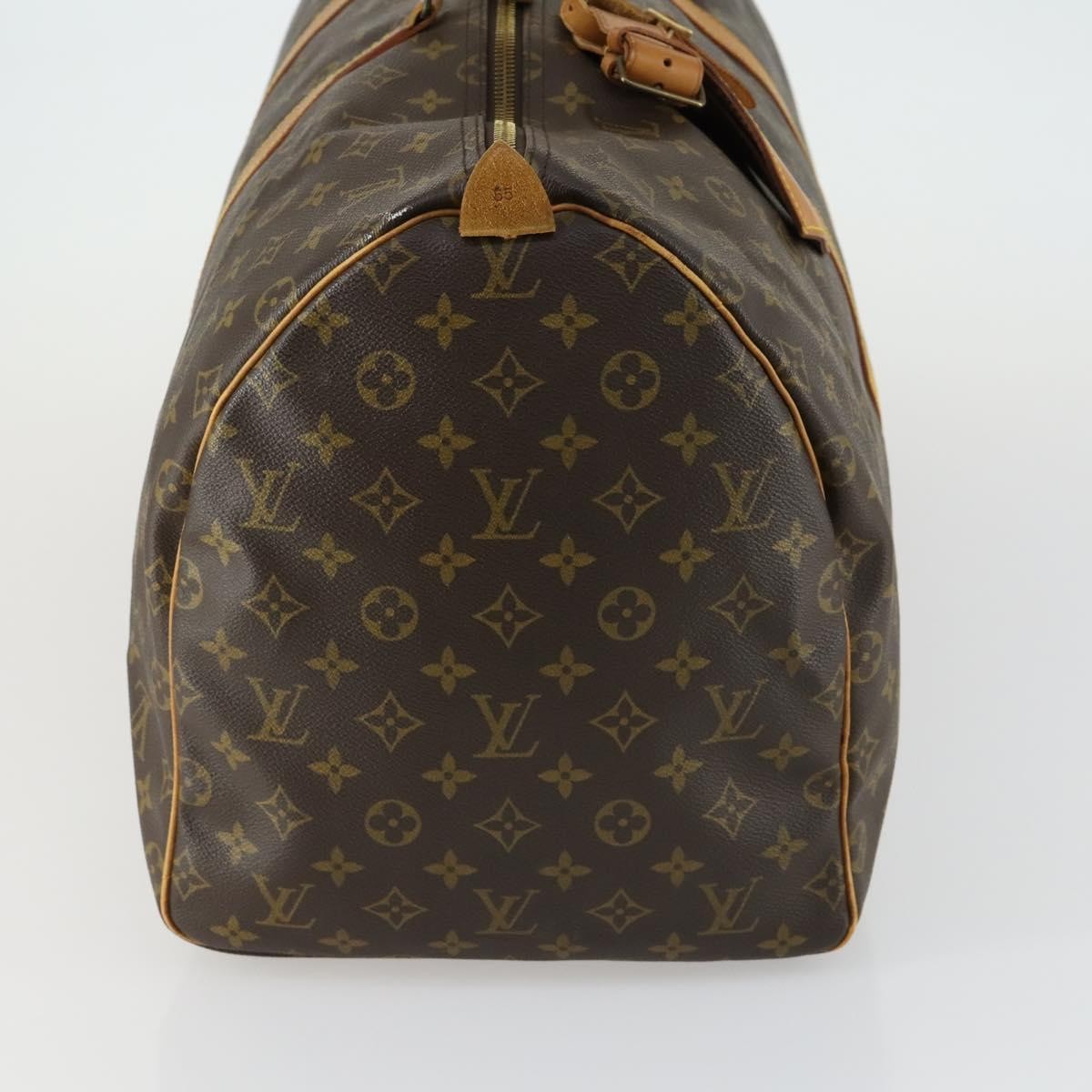 Louis Vuitton Keepall Bag Monogram Canvas Brown Canvas Travel Bag