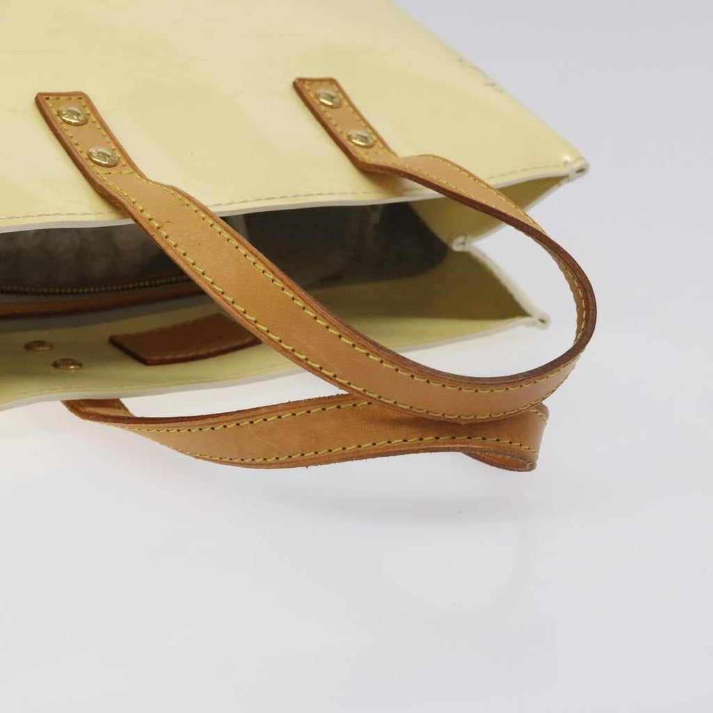 Louis Vuitton Reade Handbag Monogram Vernis Beige Patent_Leather Bag