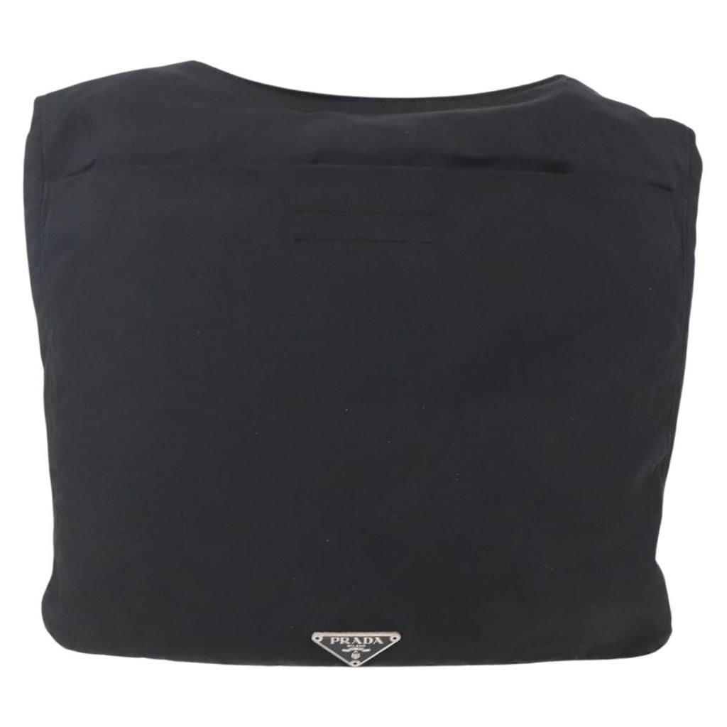 Prada Zip Messenger Quilted Tessuto Black Nylon Shoulder Bag Bag