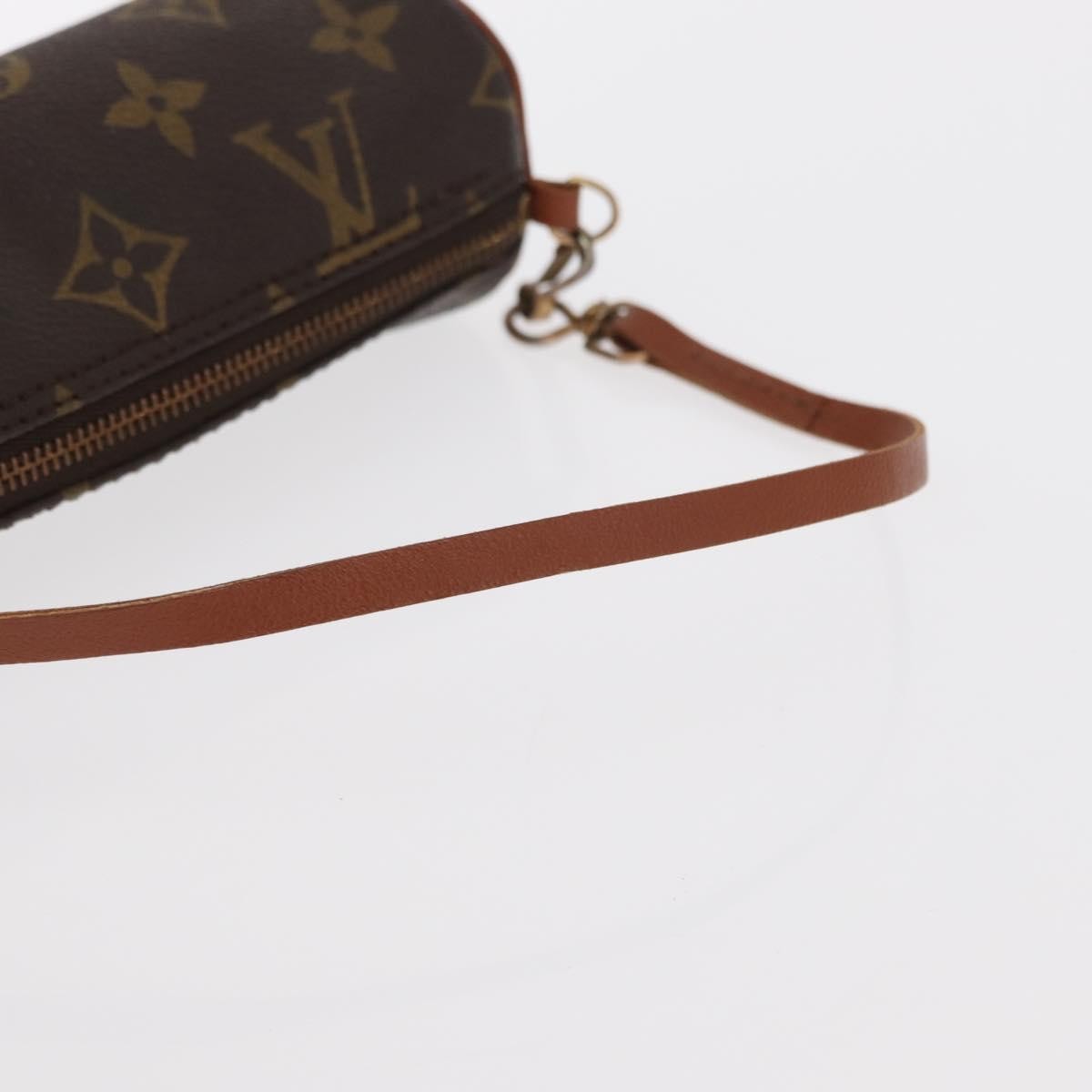 Louis Vuitton Papillon Pochette Monogram Canvas Brown Canvas Clutche & Pouche Bag