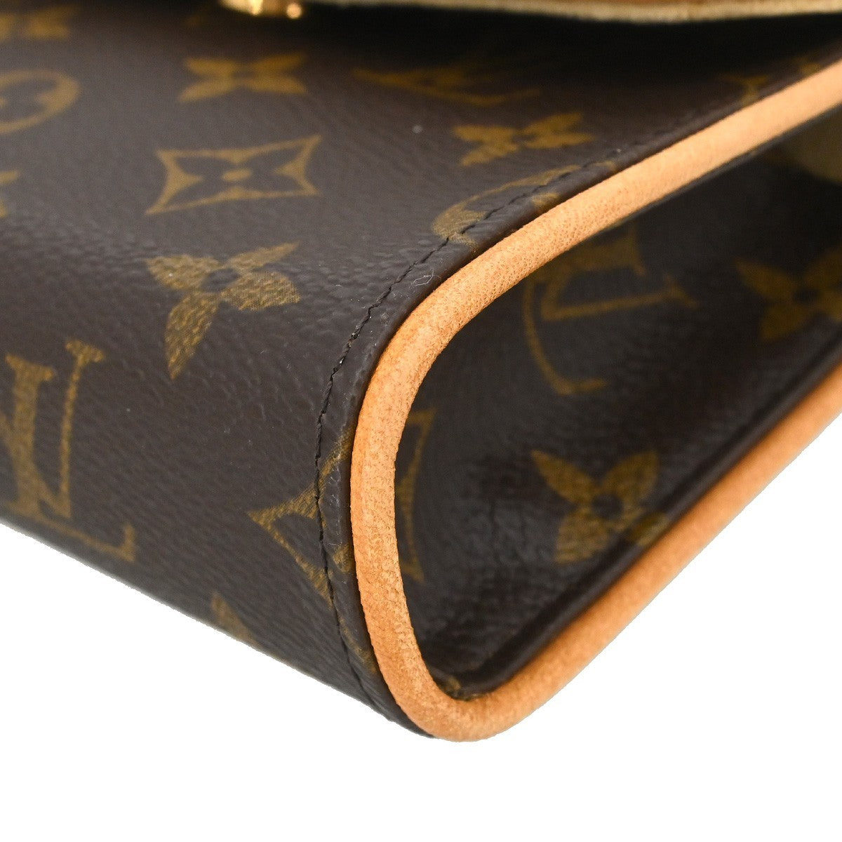 Louis Vuitton Florentine Waist Bag Monogram Canvas Brown Canvas Clutche & Pouche Bag