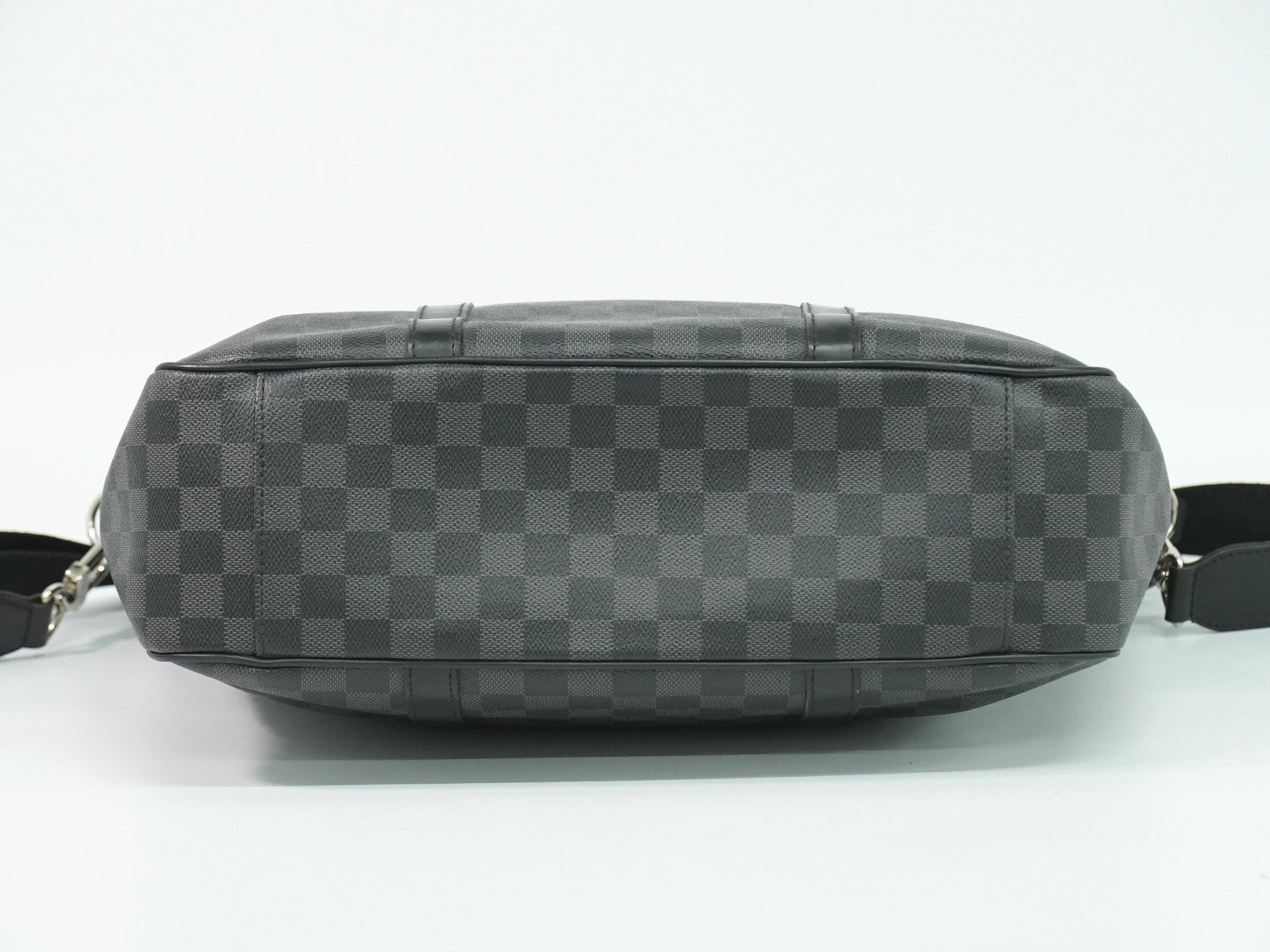 Louis Vuitton Tadao Handbag Damier Graphite Black Canvas Tote Bag