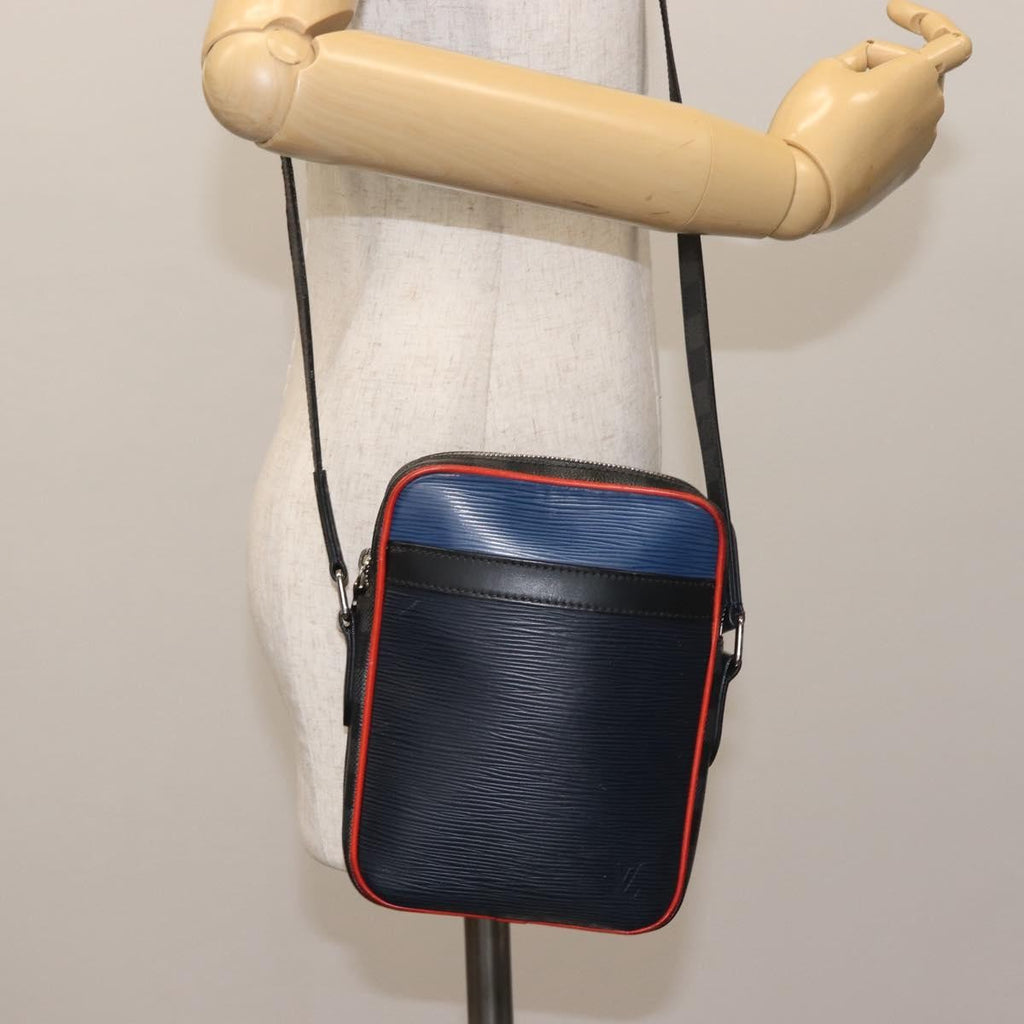 Louis Vuitton Danube Handbag Epi Leather Navy Leather Bag