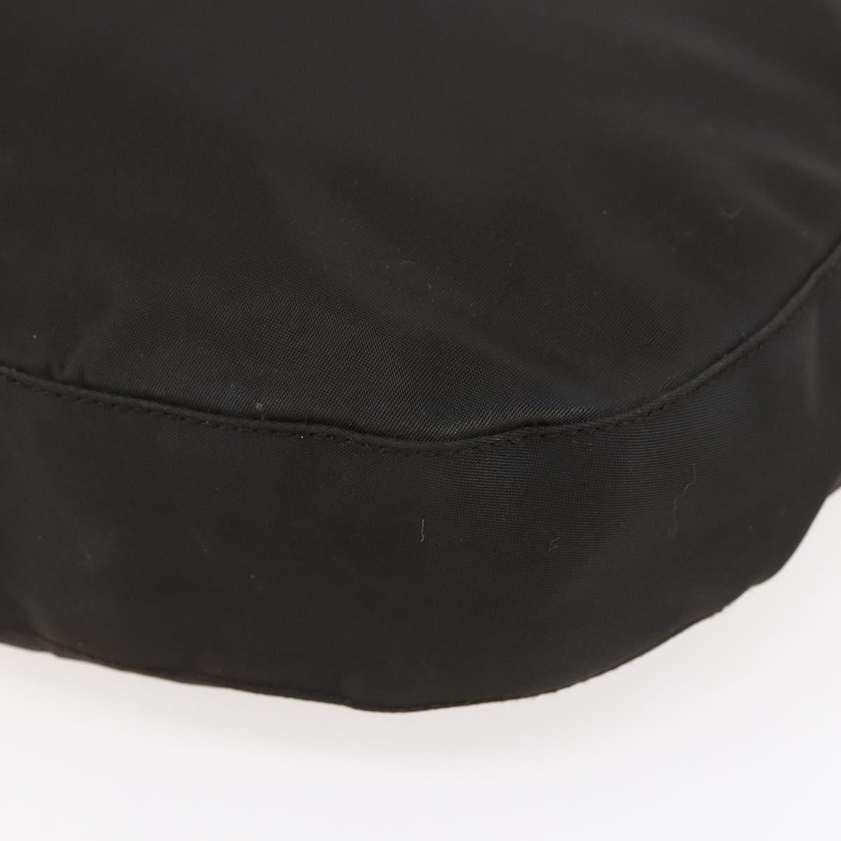 Prada Resin Chain Shoulder Bag Nylon Brown Nylon Shoulder Bag Bag