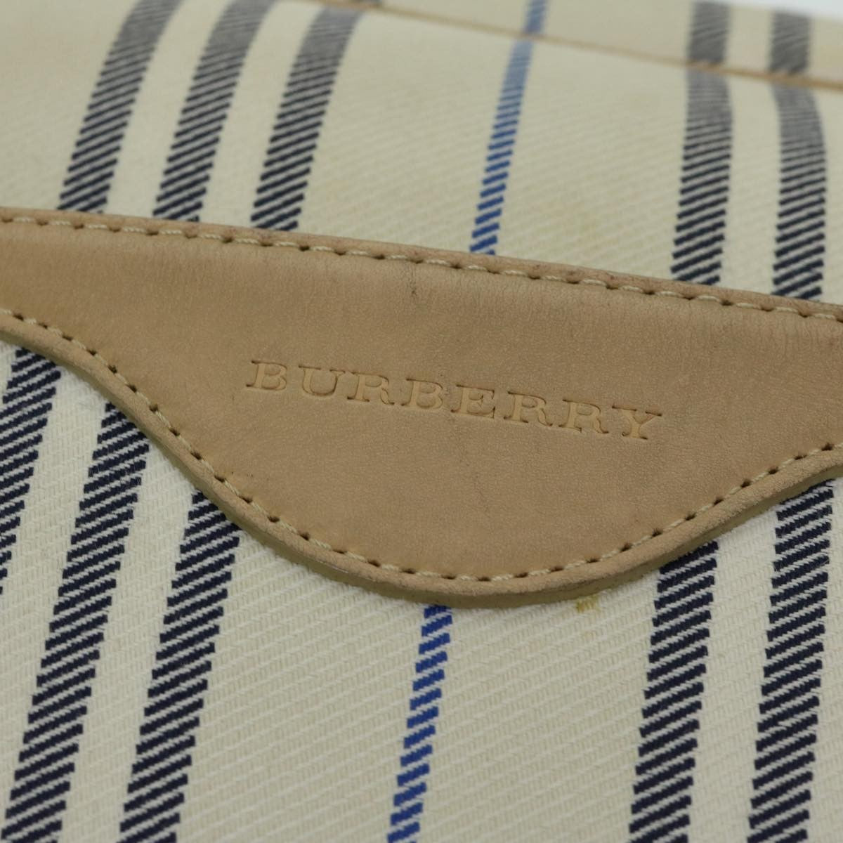 Burberry Nova Check Shoulder Bag Canvas Beige Canvas Shoulder Bag