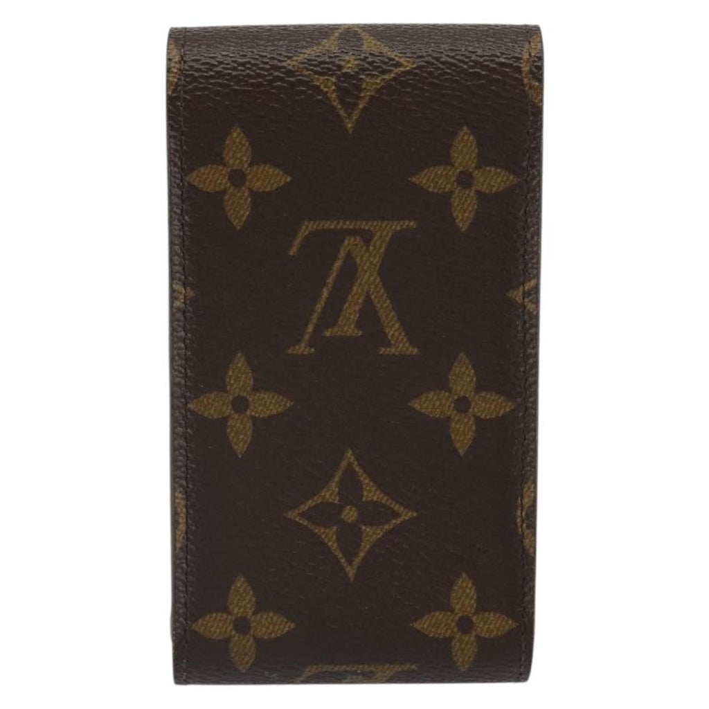 Louis Vuitton Etui Cigarette Case Monogram Canvas Brown Canvas Wallets Accessory