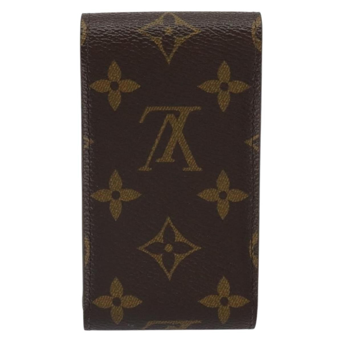 Louis Vuitton Etui Cigarette Case Monogram Canvas Brown Canvas Wallets Accessory