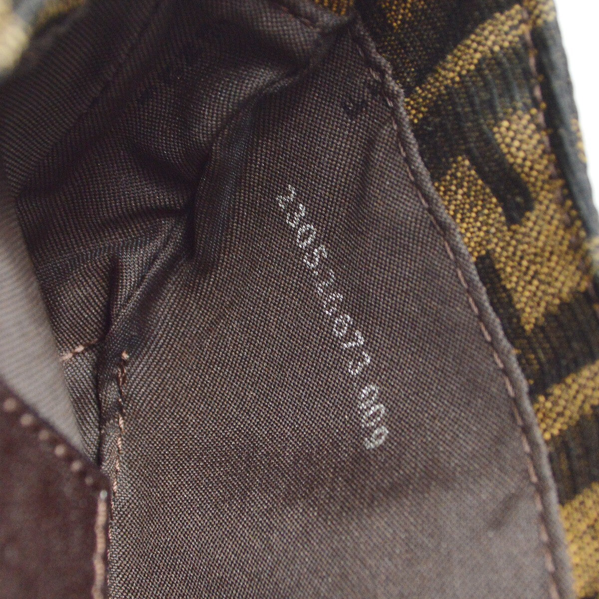 Fendi Cookie Hobo Zucca Canvas Brown Canvas Clutche & Pouche Bag