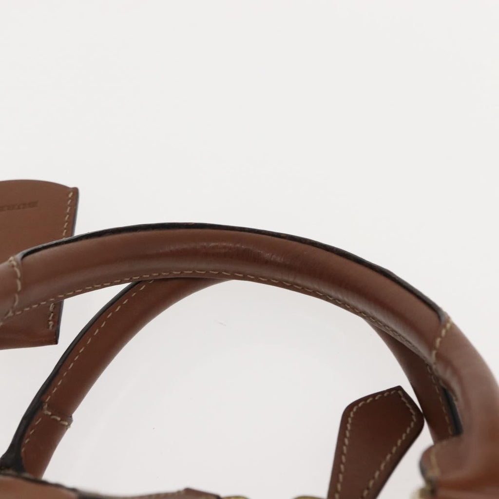 Burberry Orchard Bag Smooth Leather Brown Leather Handbag
