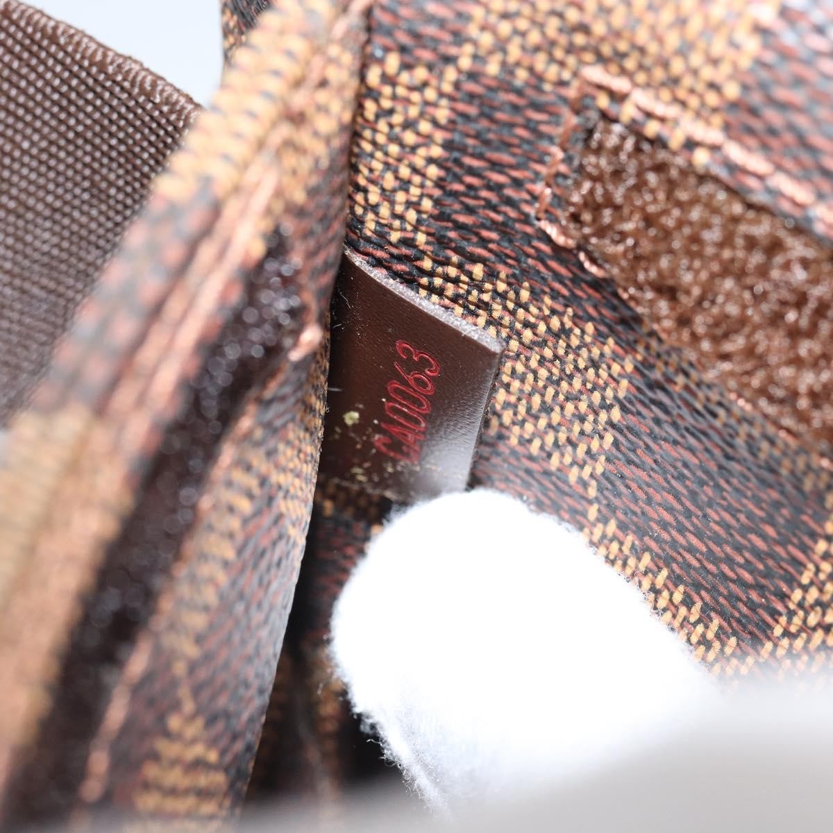 Louis Vuitton Geronimos Waist Bag Damier Brown Canvas Shoulder Bag