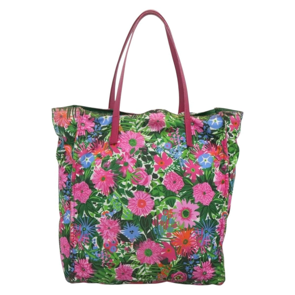Prada Vintage Shopping Tote Nylon Multicolour Nylon Tote Bag Bag