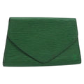 Louis Vuitton Art Deco Clutch Epi Leather Green Leather Clutche & Pouche Bag