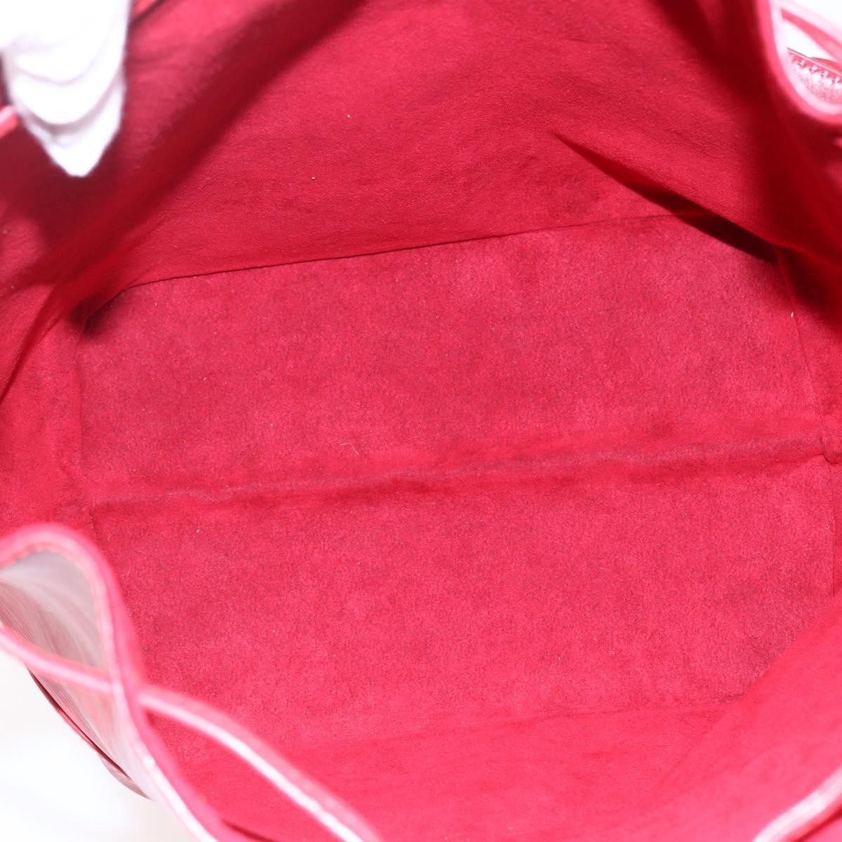 Louis Vuitton Noe Handbag Epi Leather Red Leather Bag