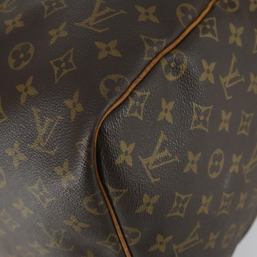 Louis Vuitton Keepall Bag Monogram Canvas Brown Canvas Travel Bag