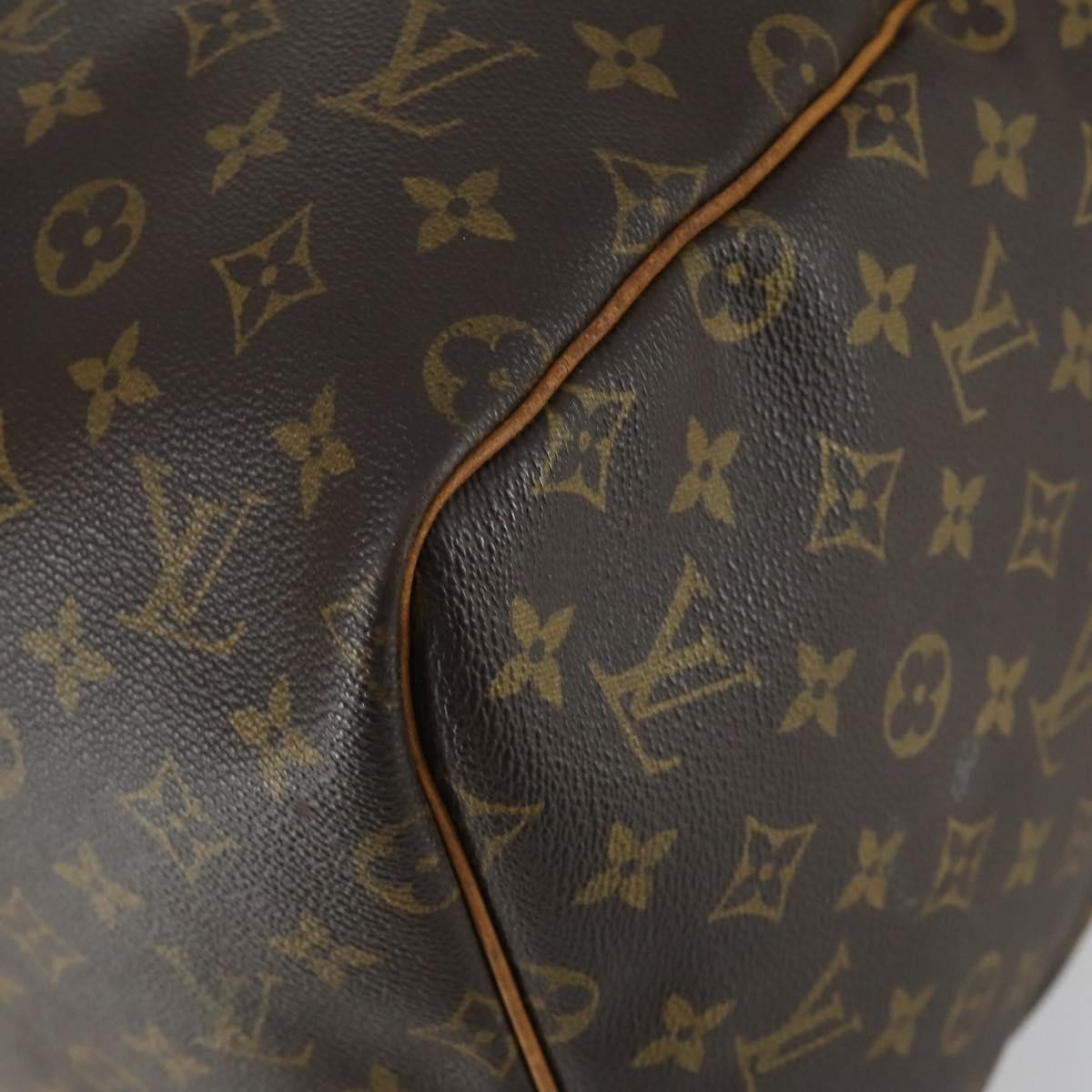 Louis Vuitton Keepall Bag Monogram Canvas Brown Canvas Travel Bag