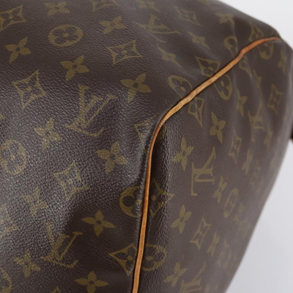 Louis Vuitton Keepall Bag Monogram Canvas Brown Canvas Travel Bag