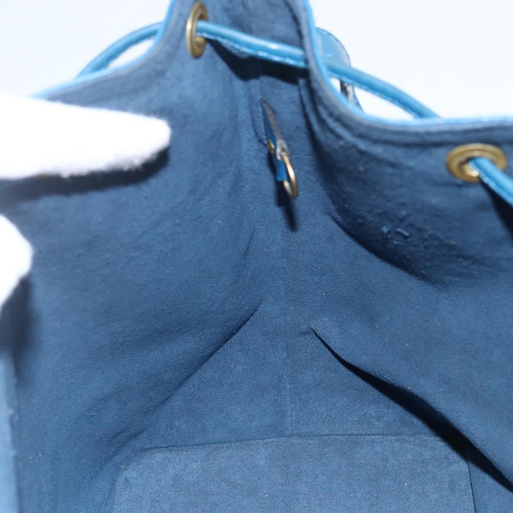 Louis Vuitton Noe Handbag Epi Leather Blue Leather Shoulder Bag