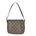 Louis Vuitton Trousse Make Up Bag Damier Canvas Brown Canvas Clutche & Pouche Bag
