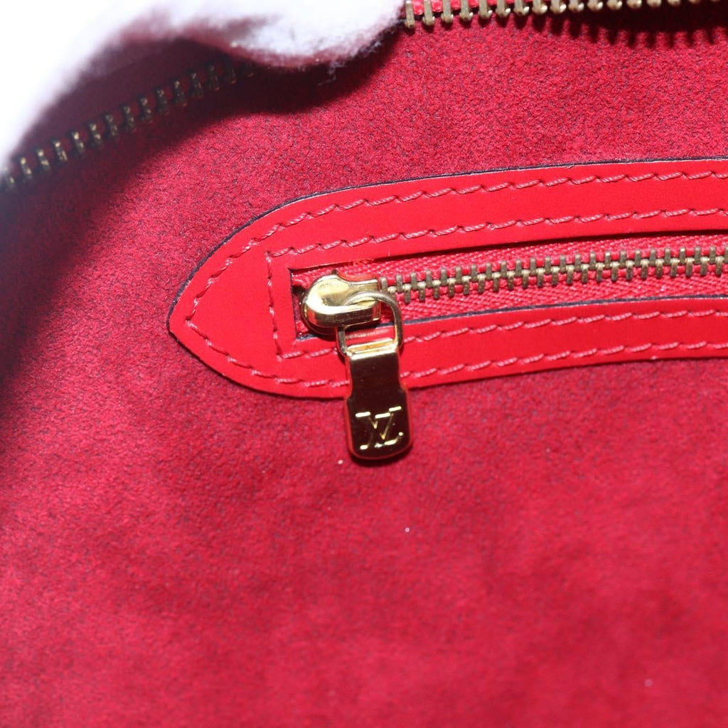 Louis Vuitton Saint Jacques Handbag Epi Leather Red Leather Shoulder Bag
