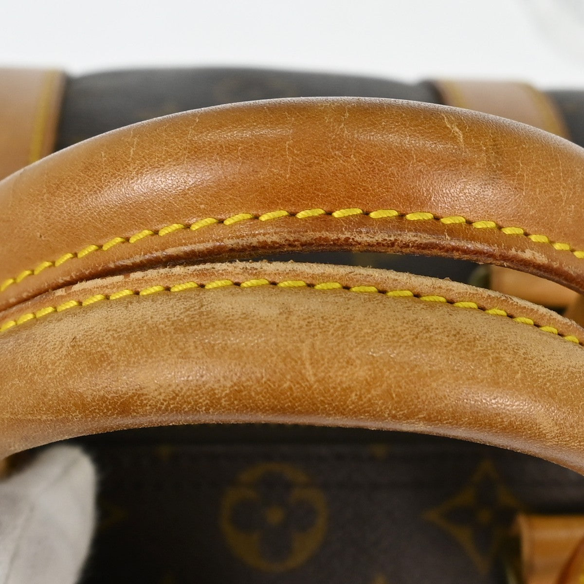 Louis Vuitton Keepall Bag Monogram Canvas Brown Canvas Travel Bag