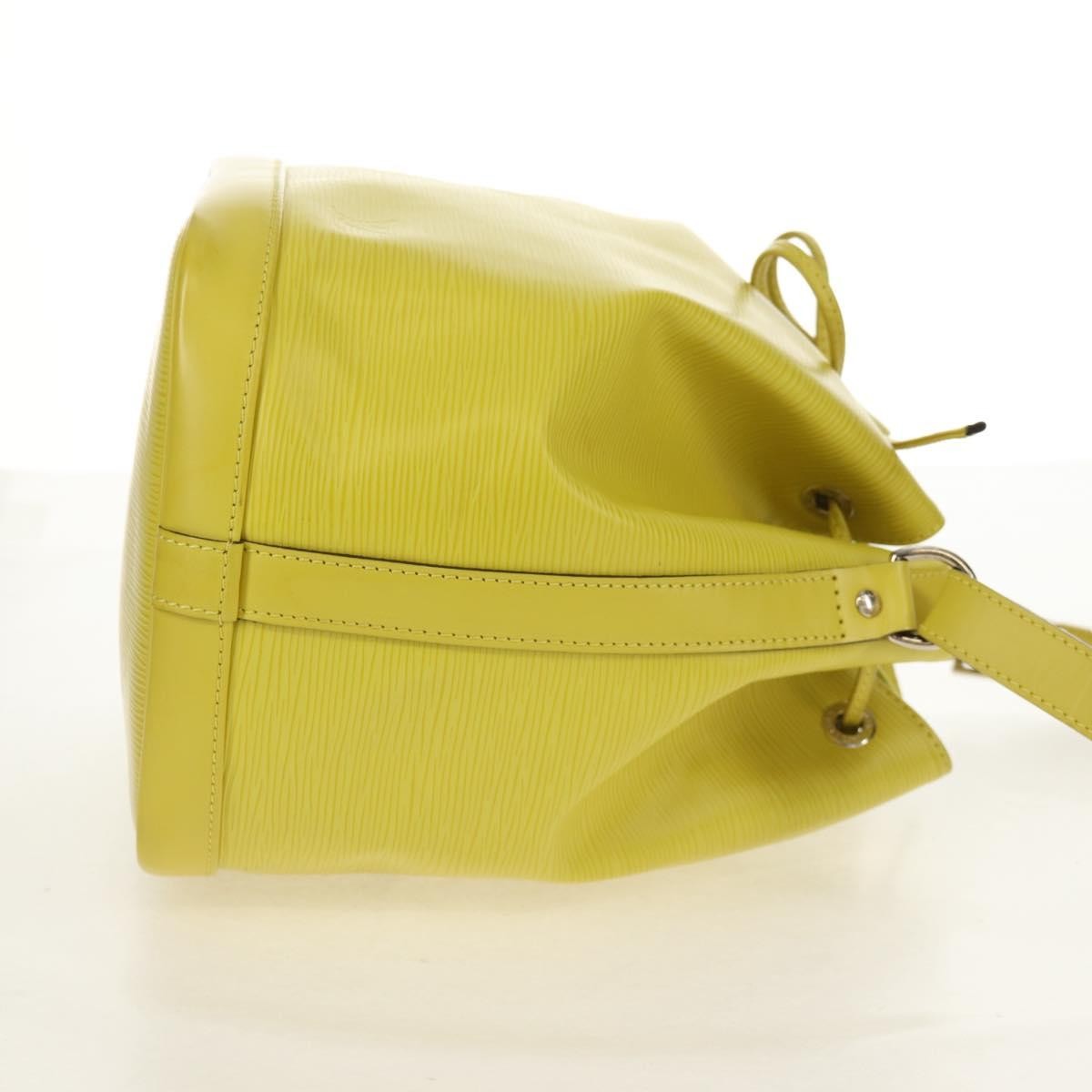 Louis Vuitton Petit Noe Handbag Epi Leather Green Leather Shoulder Bag