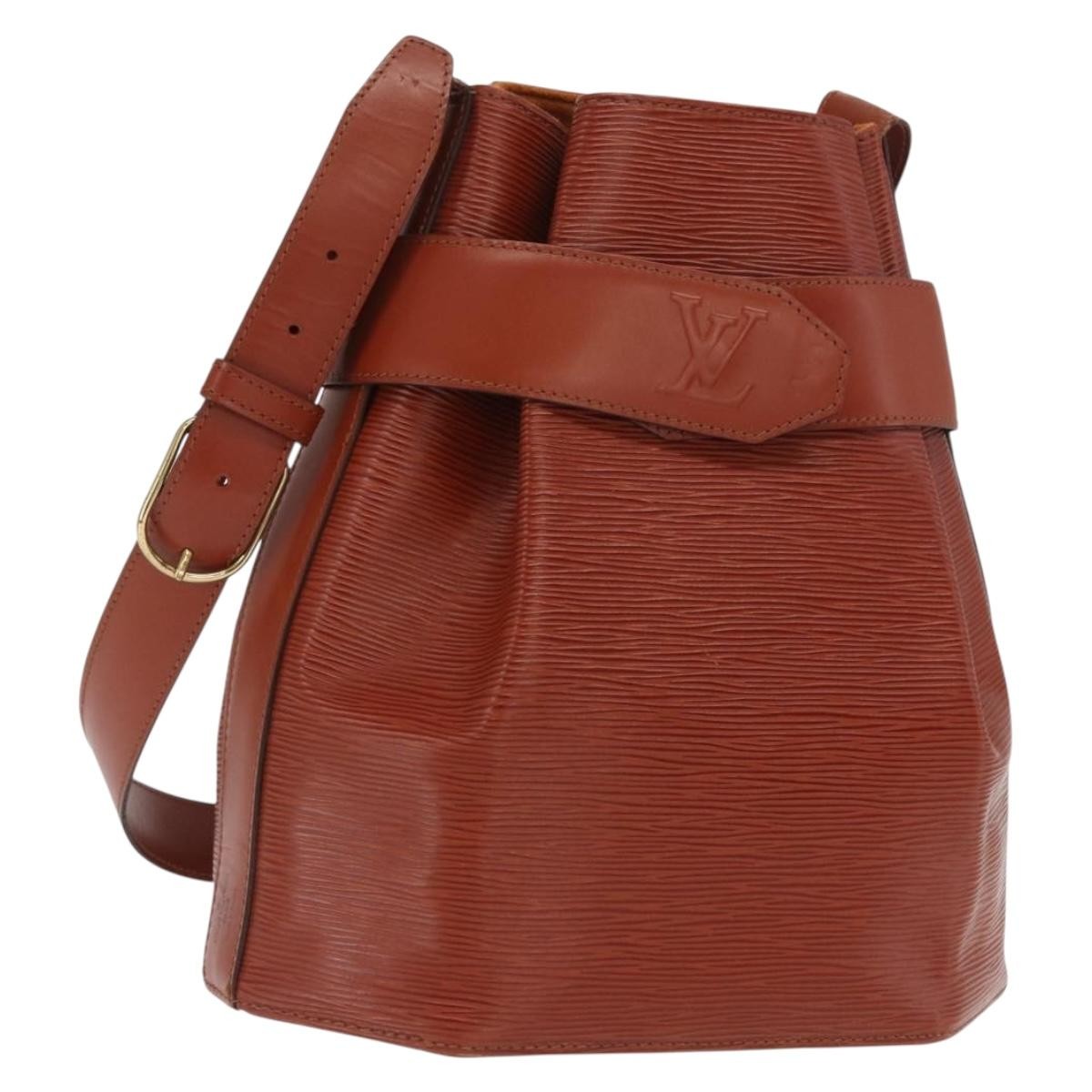 Louis Vuitton Vintage Sac D'epaule Handbag Epi Leather Brown Leather Shoulder Bag