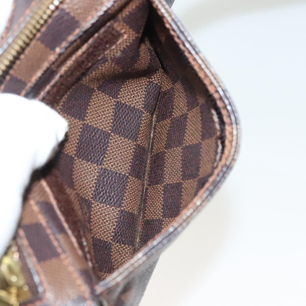 Louis Vuitton Geronimos Waist Bag Damier Brown Canvas Clutche & Pouche Bag