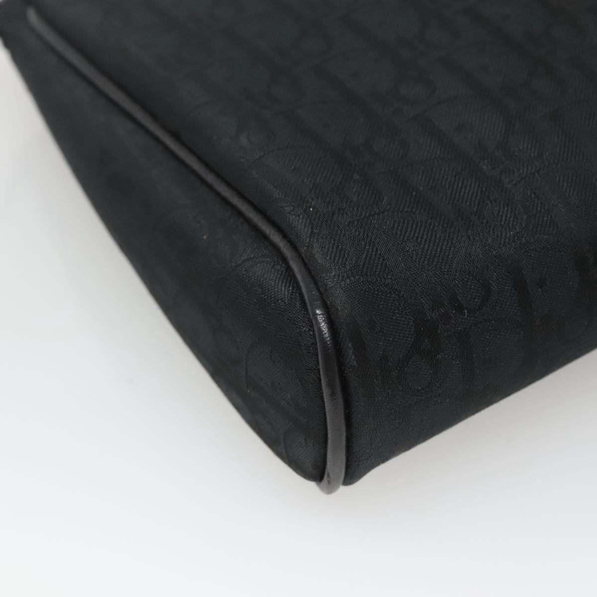 Christian Dior Trotter Pouch Diorissimo Canvas Black Canvas Clutche & Pouche Bag (Pre-Owned)