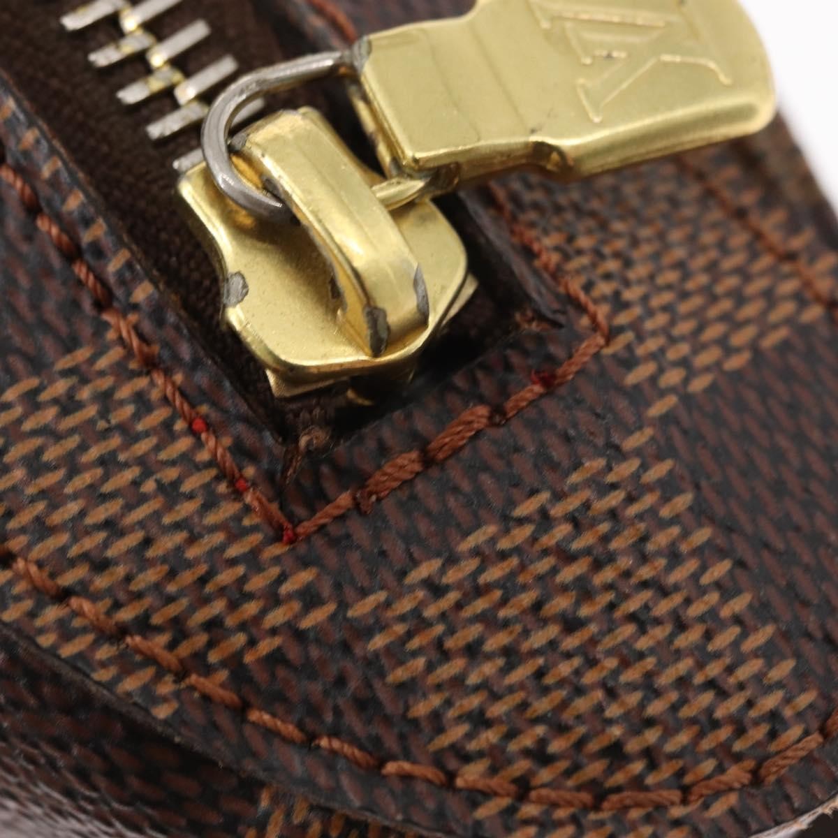 Louis Vuitton Geronimos Waist Bag Damier Brown Canvas Shoulder Bag