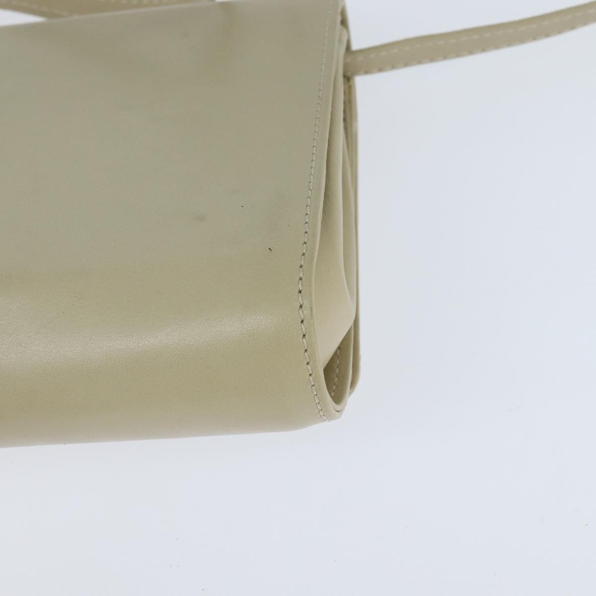 Celine Flap Shoulder Bag Leather Beige Leather Shoulder Bag Bag