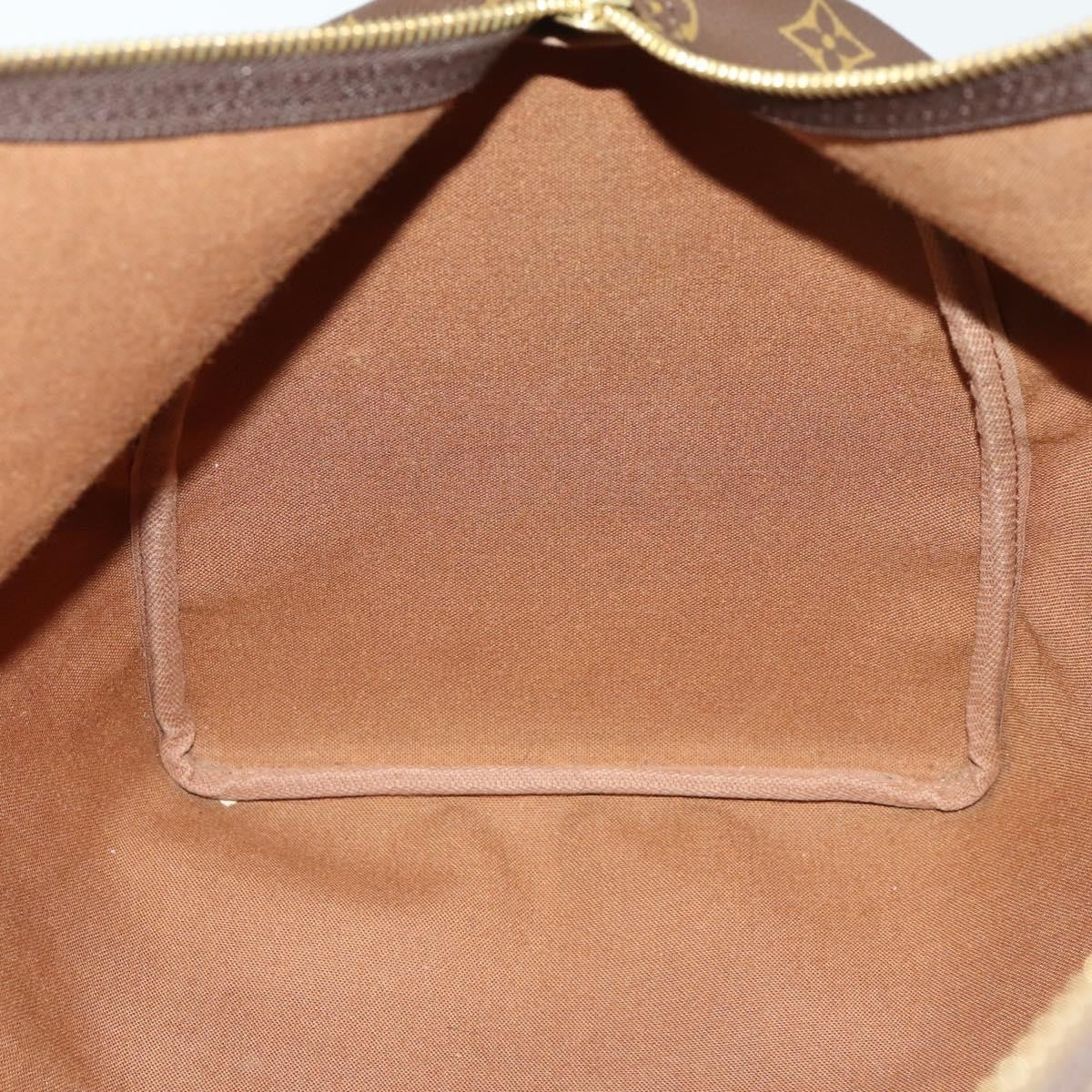 Louis Vuitton Keepall Bag Monogram Canvas Brown Canvas Travel Bag