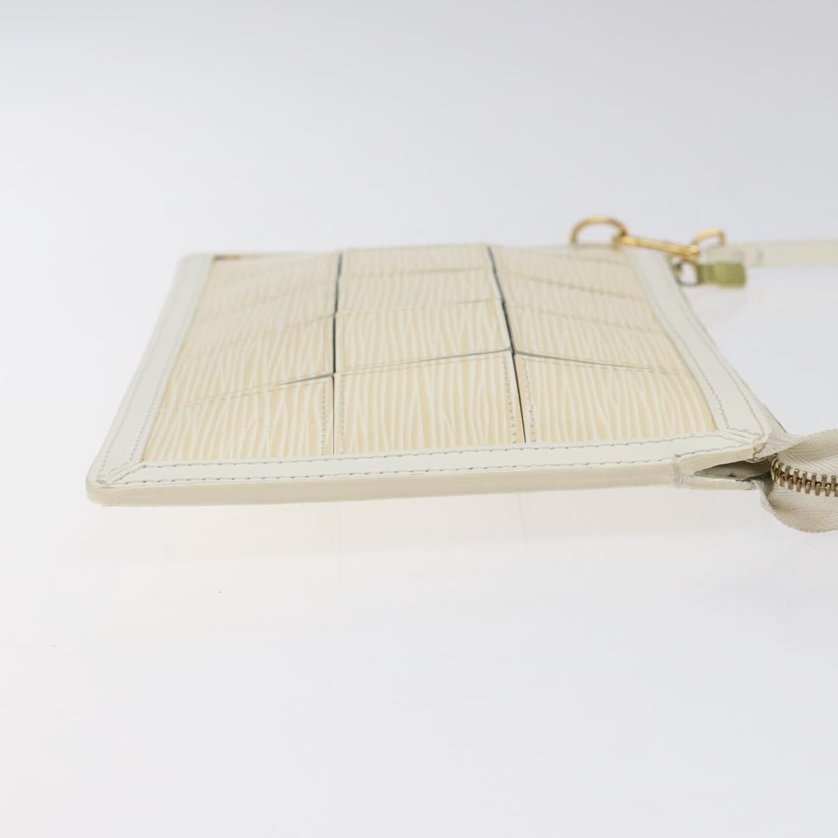 Louis Vuitton Delmonico Pochette Stretch Epi Leather Beige Leather Clutche & Pouche Bag
