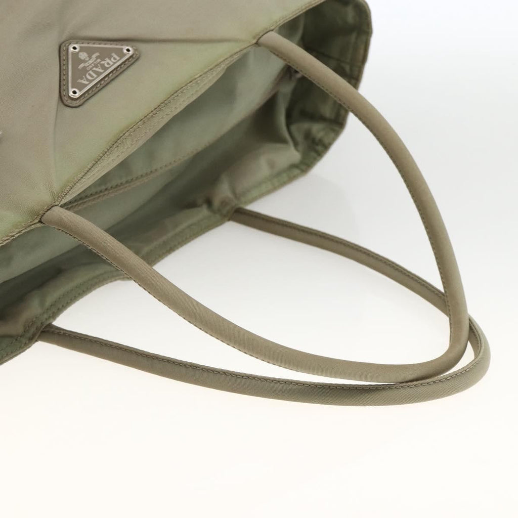 Prada Vintage Tote Tessuto Beige Nylon Tote Bag Bag