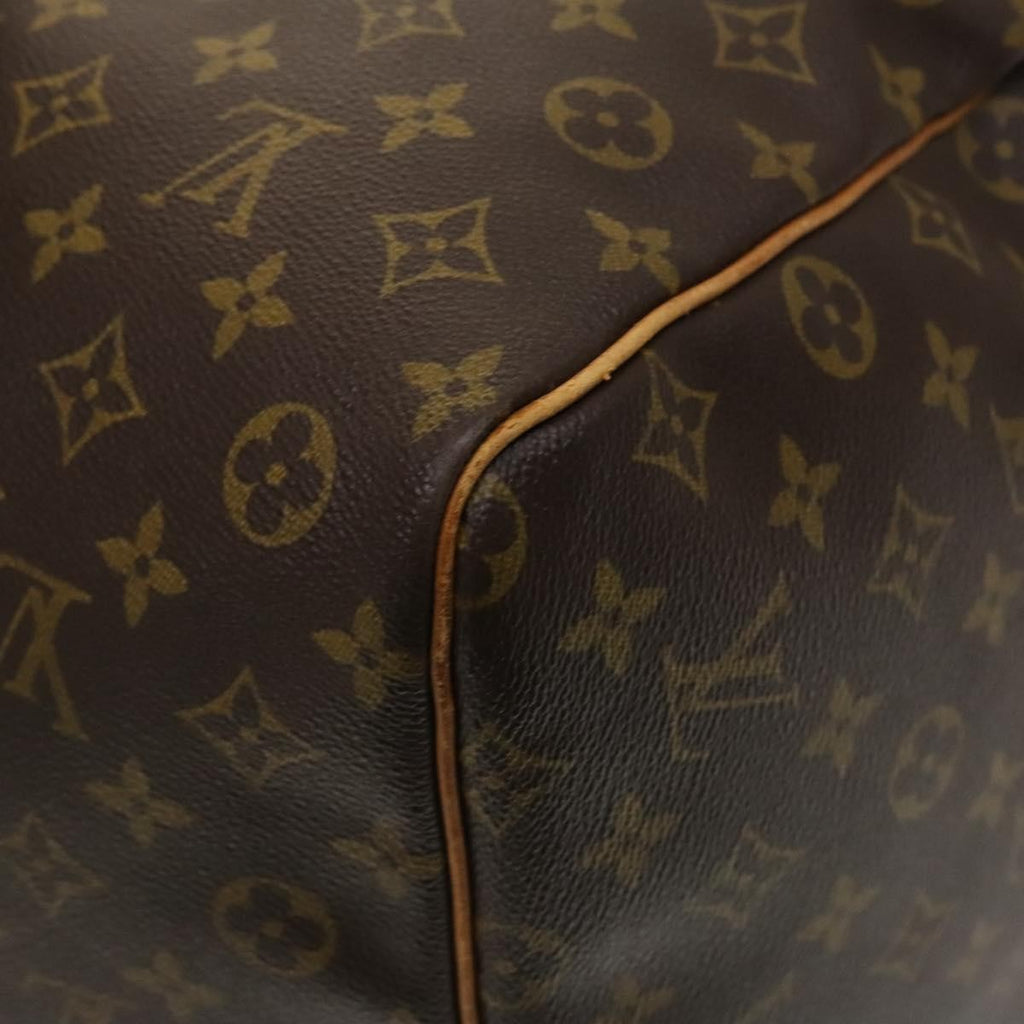 Louis Vuitton Keepall Bag Monogram Canvas Brown Canvas Travel Bag