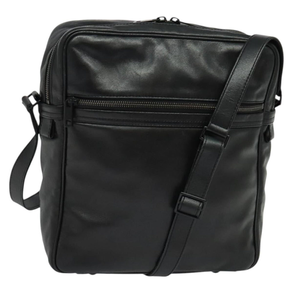 Louis Vuitton Clarkson Messenger Bag Monogram Shadow Leather Black Leather Bag