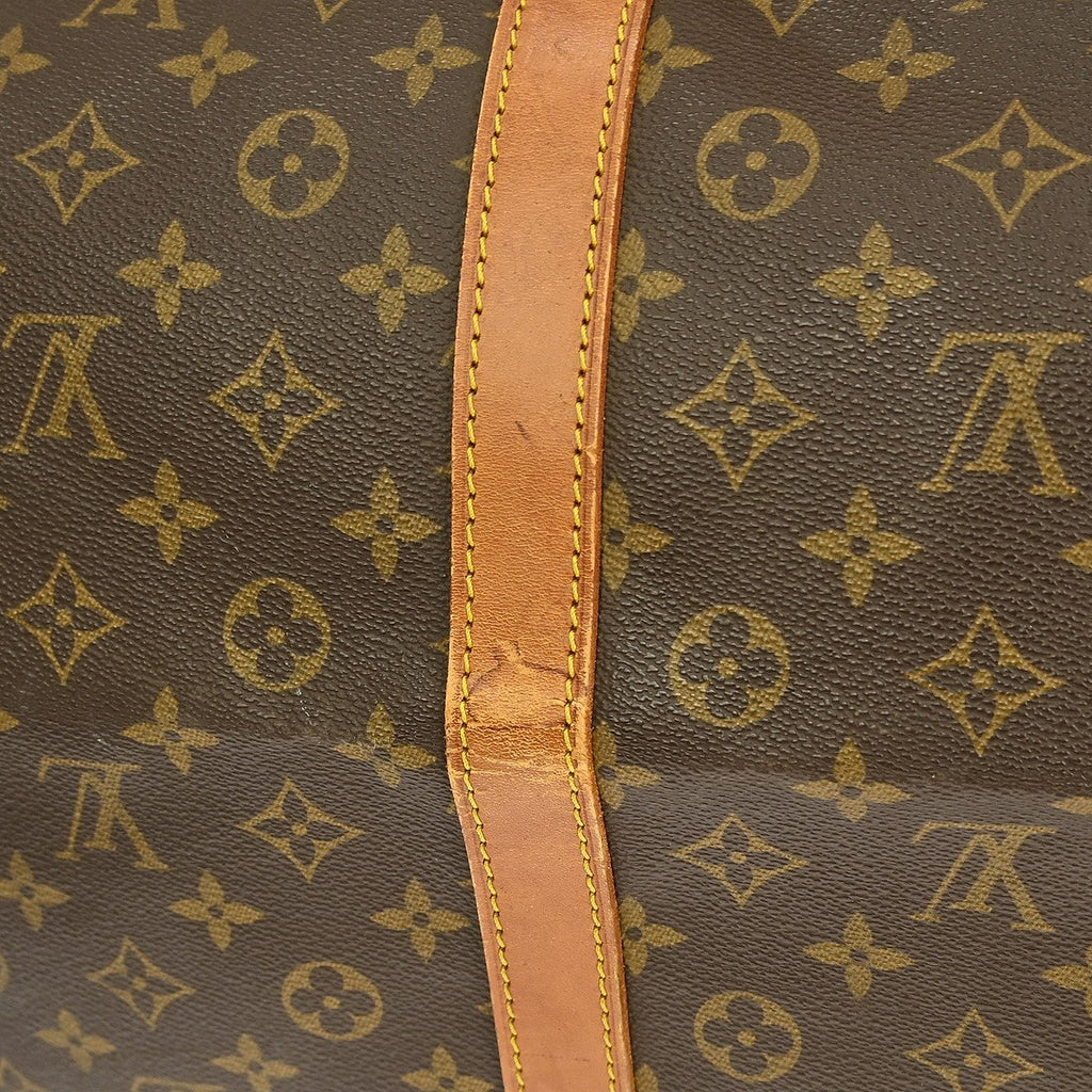 Louis Vuitton Keepall Bandouliere Bag Monogram Canvas Brown Canvas Travel Bag