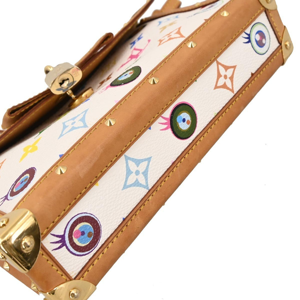 Louis Vuitton Eye Miss You Bag Monogram Multicolor White Canvas Clutche & Pouche Bag